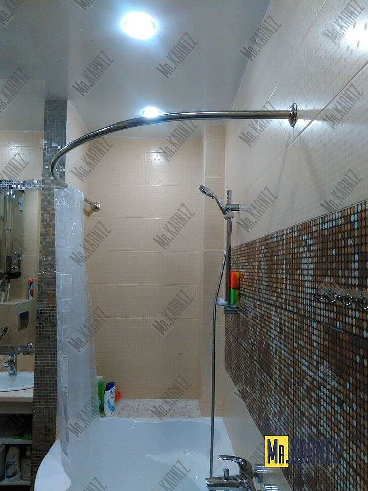 Карниз для ванны Kolpa-San Calando 150х85 Усиленный 20 мм MrKARNIZ фото 14
